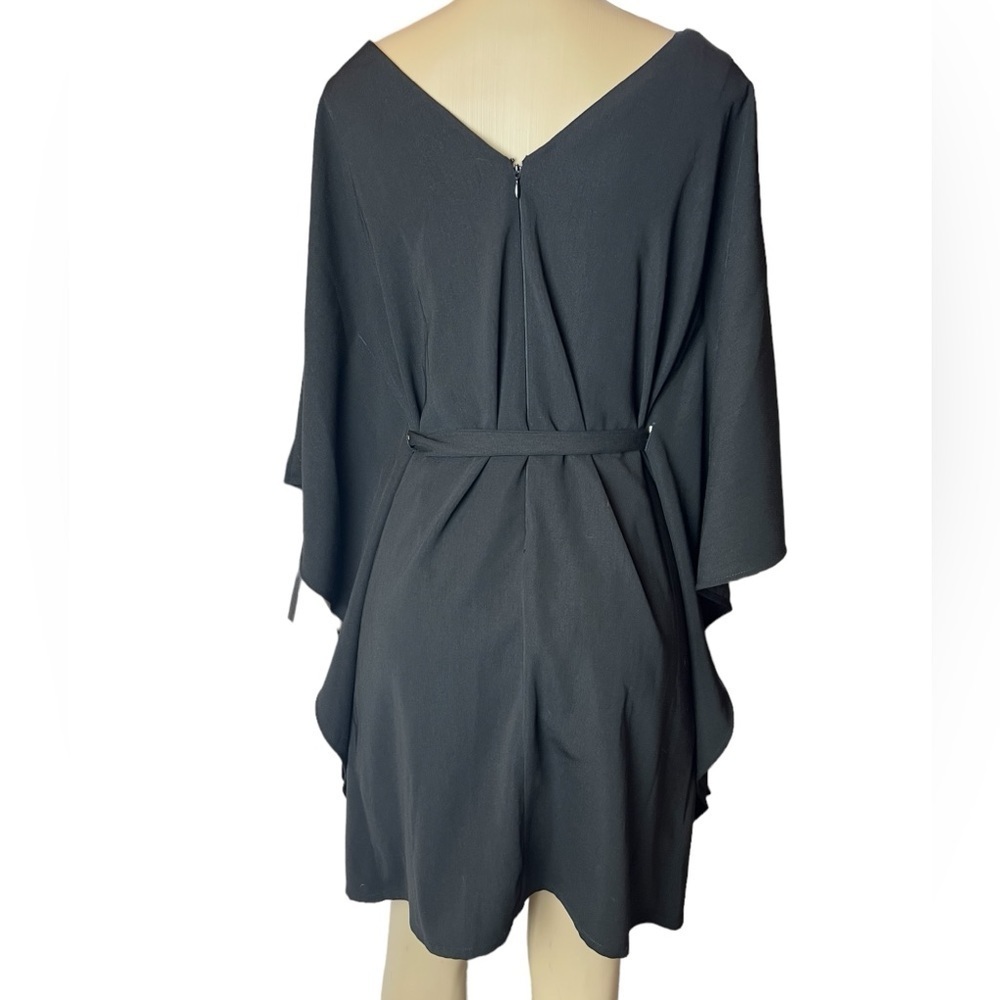Aidan Mattox Embellished Black Midi Formal Dress or Short Kaftan in Size…​​ - Picture 3 of 16